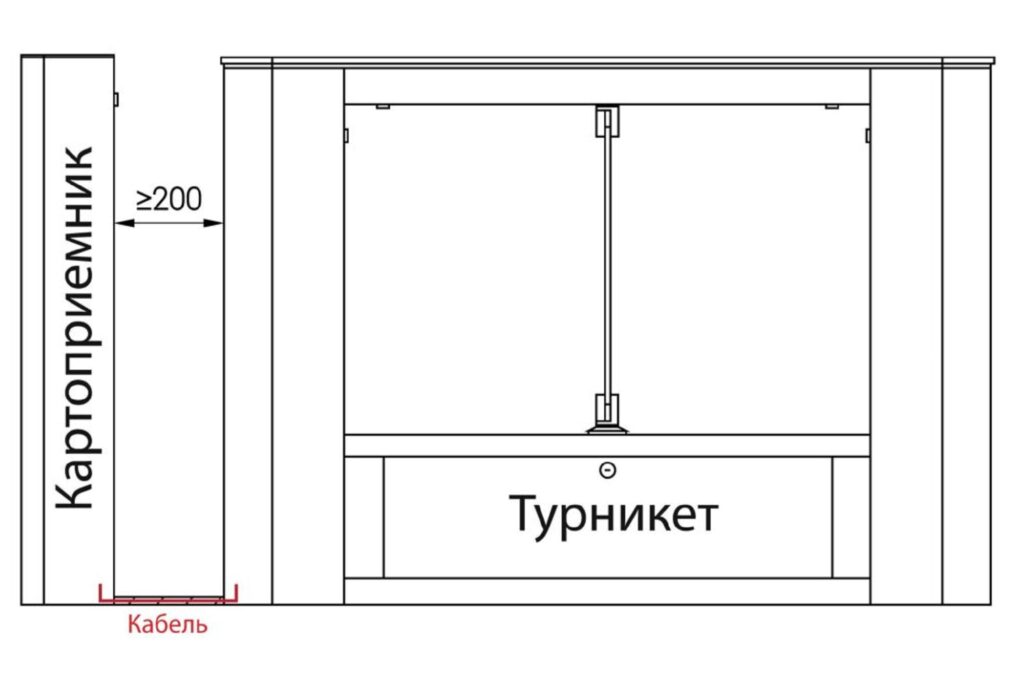 Турникет-трипод БЛОКПОСТ TPД 600 1