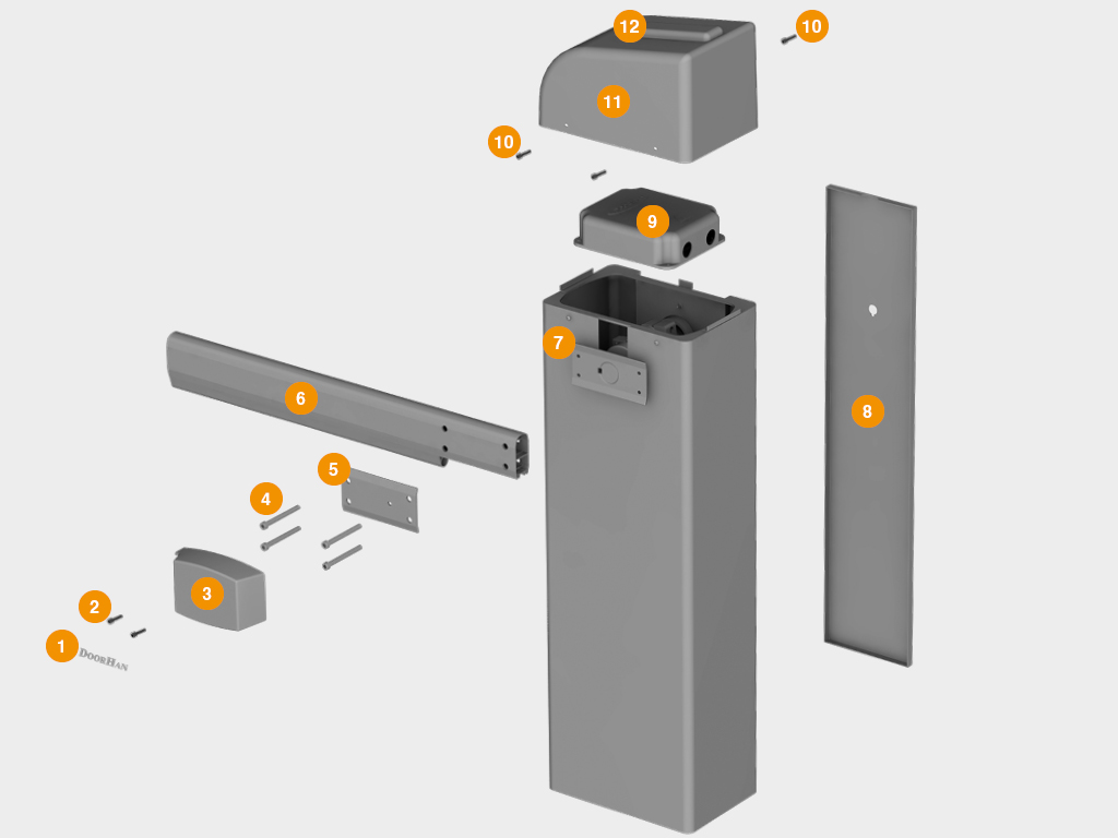 Шлагбаум Barrier PRO RPD 1